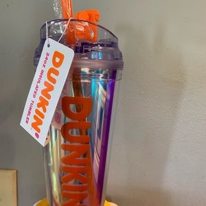 24 oz Dunkin’ Donuts Mirrored Tumbler w/ Tennessee Orange letters